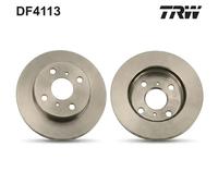 TRW Disque de frein DF4113 ventilé pour Toyota Starlet 2x