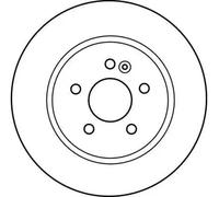 2x Disque de frein ventilé DF4151 TRW pour HONDA ACCORD VI ACCORD VI Hatchback