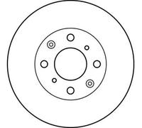 Disque de frein TRW DF4152 avant, ventilé, 1 pièce