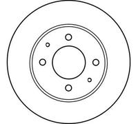 2x Disque de frein ventilé DF4158 TRW pour HYUNDAI LANTRA II LANTRA II Break