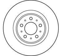 2x Disque de frein ventilé DF4233 TRW pour VOLVO 850 850 Break S70 V70 I