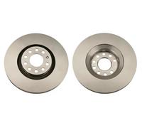 2x Disque de frein ventilé DF4258S TRW pour AUDI SEAT