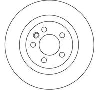 2x Disque de frein ventilé DF4343S TRW pour LAND ROVER RANGE ROVER SPORT I