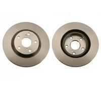 2x Disque de frein ventilé DF4828S TRW pour TOYOTA LEXUS