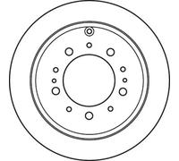 2x Disque de frein ventilé DF4965S TRW pour TOYOTA LAND CRUISER 200