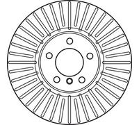 Disque de frein TRW DF6003S avant, ventilé, à haute teneur en carbone, 1 pièce