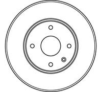 2x Disque de frein ventilé DF6031 TRW pour CHEVROLET EPICA