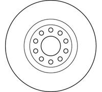 2x Disque de frein ventilé DF6060S TRW pour AUDI A6 C5 A6 C5 Avant