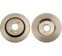 2x Disque de frein ventilé DF6135 TRW pour SUZUKI SWIFT IV