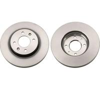2x Disque de frein ventilé DF6198 TRW pour HYUNDAI KIA