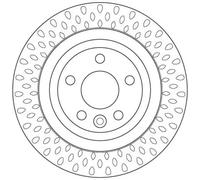 Disque de frein TRW DF6387 arrière, ventilé, 1 pièce