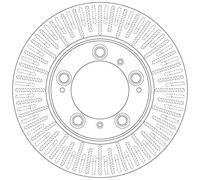 Disque de frein TRW DF6411 avant, ventilé, 1 pièce