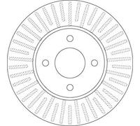 Disque de frein TRW DF6430 avant, ventilé, 1 pièce