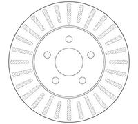 TRW DF6491 Disque de frein