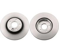 2x Disque de frein ventilé DF6653 TRW pour VOLVO V40 Cross Country
