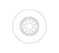 Disque de frein TRW DF6733S, 1 pièce