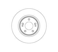 2x Disque de frein ventilé DF6763S TRW