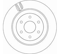 2x Disque de frein ventilé DF6967 TRW pour MERCEDES-BENZ CLASSE X