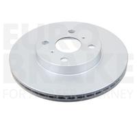 2x Disque De Frein Ventilé EUROBRAKE 255mm Pour Toyota Yaris P1 SCP1 NLP1