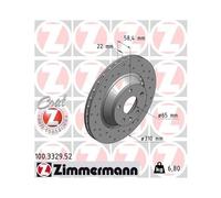 ZIMMERMANN 100.3329.52 Disque de frein
