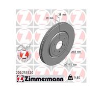 ZIMMERMANN 200.2531.20 Disque de frein
