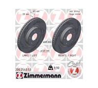 ZIMMERMANN 200.2540.53 Disque de frein
