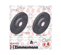 ZIMMERMANN 285.3519.53 Disque de frein