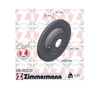 ZIMMERMANN 320.3822.20 Disque de frein