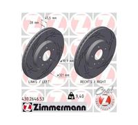 Otto Zimmermann Disque de frein ventilé intérieur 430.2646.53 pour OPEL 2x