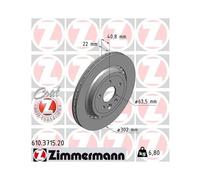 ZIMMERMANN 610.3715.20 Disque de frein