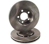 2X Disques De Frein Ø256Mm Avant Pour Audi A1-A3 Seat Skoda Vw Golf 3 4 Polo 3 4