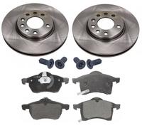 2x Disques de Frein + Plaquettes de Frein Avant Opel Astra G H Zafira...