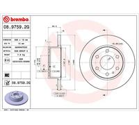 BREMBO KT 10 023 Disques et plaquettes de freins