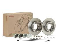 2x Disques + plaquettes plein KT 10 061 BREMBO pour FORD TRANSIT V363 Fourgon