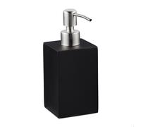 Relaxdays 2 distributeurs de savon noir en inox