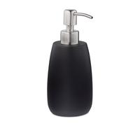 2x distributeurs de savon, pompe en acier inoxydable, noir, set
