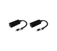 2X Divisor POE para Raspberry Pi5/5 GeraÃ§Ão 5V 4A Tipo-C Interface Gigabit Ethernet Power Over Splitter