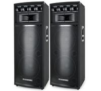 McGrey PowerDJ-212 Système de sonorisation Passif, la Paire 2 x 800W