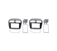 2X Double Din Fascia pour Mirage ÉToile de L'Espace Attirer Radio StéRéO Tableau de Bord Montage de la Garniture D'Installation Kit Visage