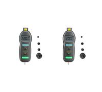 2X DT2236C DéTecteur de Vitesse Compteur TachymèTre Laser DT 2236C LED NuméRique Optique Contact TachymèTre DéTecteur Compteur