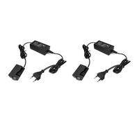 2X -E8 Adaptateur Secteur pour Appareil Photo Num¿¿rique Convient pour Rebel T2I T3I T4I T5I 550D 600D 650D 700D Kiss X4 X5 X6 Prise Europ¿¿enne