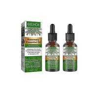 2x EELHOE Hair Oil for Dry Scalp Stimulates Hair Growth Hair Care Essential Oil Refreshing Firming Skin Rosemary Oil