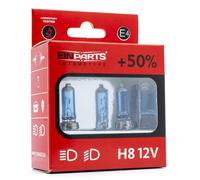2x EINPARTS +50% H8 Ampoule projecteur longue portée 12V 35W 4300K PGJ19-1 Feu