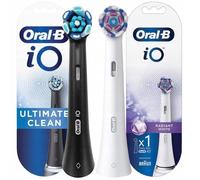 2x embouts de brosse à dents interchangeables ULTIMATE CLEAN Black + iO Radiant White