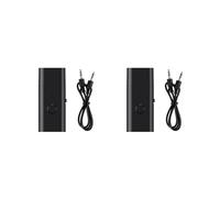 2X ÉMetteur-RéCepteur 5.3, Adaptateur USB Sans Fil Auxiliaire 3,5 mm, Microphone IntéGré, Diffusion de Musique, Appels Mains Libres