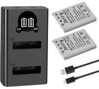 2X en-EL5 Batterie de Rechange Compatible avec Nikon Coolpix P530, P520, P510, P100, P500, P5100, P5000, P6000, P90, P80 Cameras