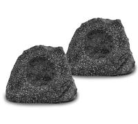 2x Enceinte de Jardin Haut-Parleur Extérieur Roche Pierre Rock Imperméable