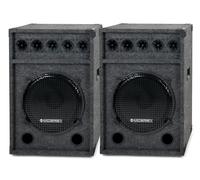 2x Enceinte DJ PA Haut Parleur 15" (38cm) Sono Disco Caisson de Basses 1200w