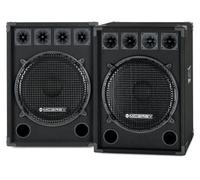 2x Enceinte DJ PA Haut-Parleur Subwoofer 15" Karaoke Fete 2 Voies 800W Set Paire