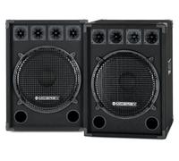 2x Enceinte DJ PA Haut-Parleur Subwoofer 15" Karaoke Fete 2 Voies 800W Set Paire